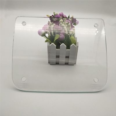 Irregular shape tempered glass with holes