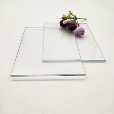 4mm tempered ultra clear glass with polished edge