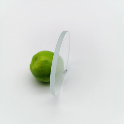 3mm round tempered ultra clear glass with CNC edge