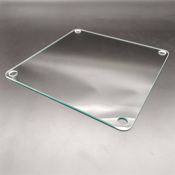 Factory Sale Customized Shape Touch Decorative Glass Cover Hole Drilling Glass Panel Soda-lime Tempered Glass Sheet With Holes