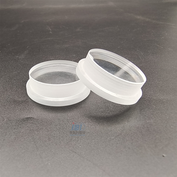 Custom Small Rountd 8mm 10mm 12mm Ultra Clear Step Edge Tempered Glass Be Used On Led Light