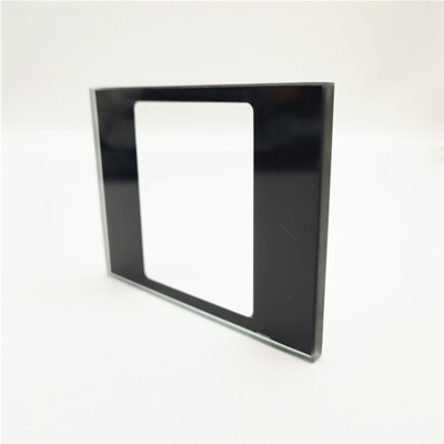 Custom 0.5-10mm Thickness Tempered Glass With Black Border