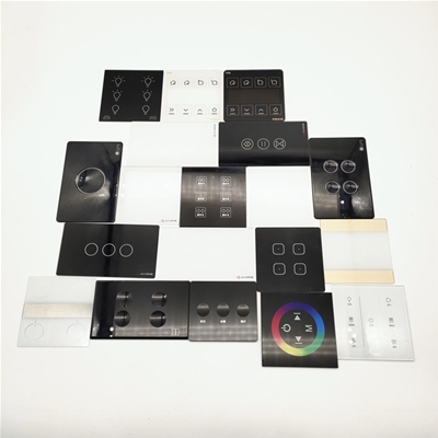 Various Design Tempered Wall Switch Glass Smart Switch Control Glass Panel