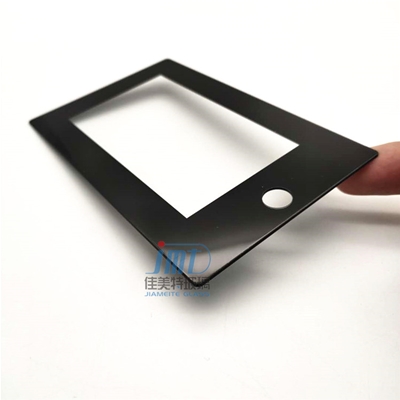 Customized 0.5mm 0.7mm 1mm 1.5mm 2mm 3mm  Black Silk Screen Print Flat Solid Clear Tempered Painted Panel Glass Plate Cover