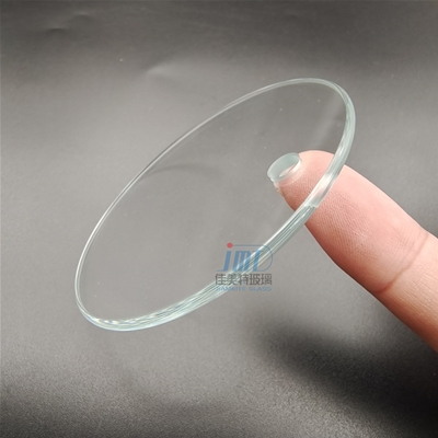 Customized Pencil Polished Edge Small Round Tempered Glass With Hole